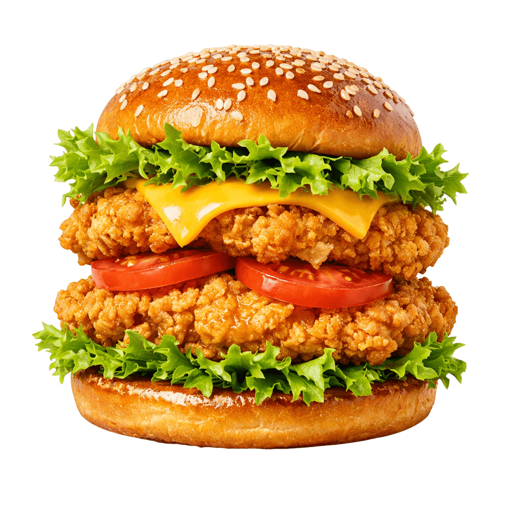 这个汉堡真的绝了！外脆内嫩，酱汁完美 ✨ 万华必打卡！